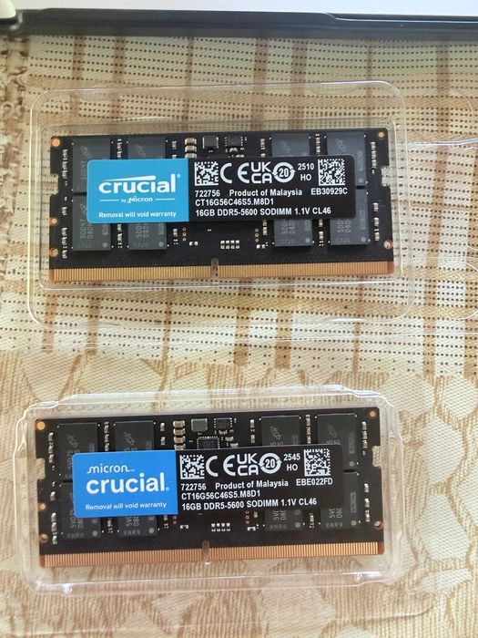 16GB DDR5 5600 Crucial