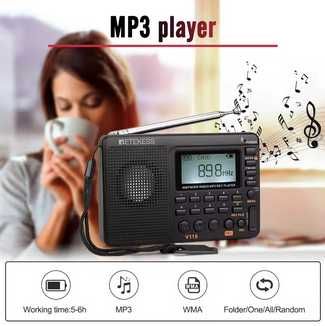 RETEKESS V115 Цифров преносим радиоприемник - модел 2025