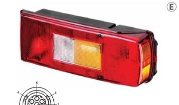 lampa stop cu mufa volvo f16 fh fh12.. 2000-2026