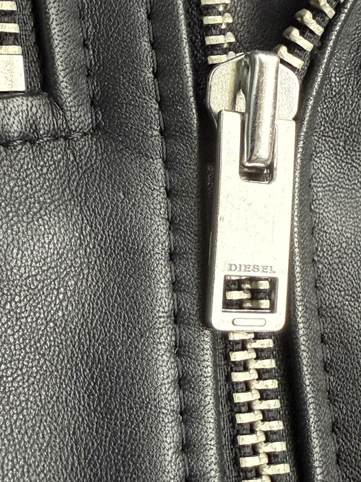 DIESEL байкър яке от естествена кожа