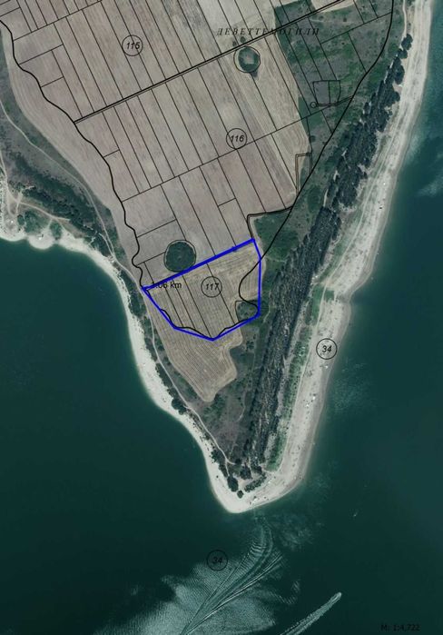 Комасирана земеделска земя на първа линия на язовир Копринка – 20 дка