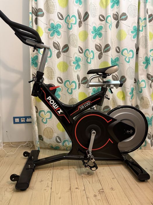 Магнитен спининг велосипед за фитнес, POWERX, модел SB100
