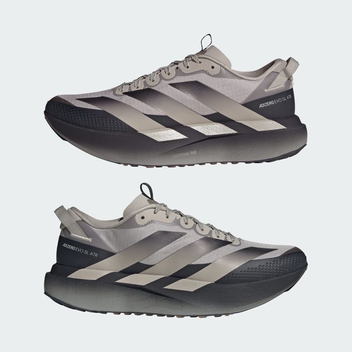 Нови мъжки маратонки Adidas Adizero Evo SL ATR light grey black