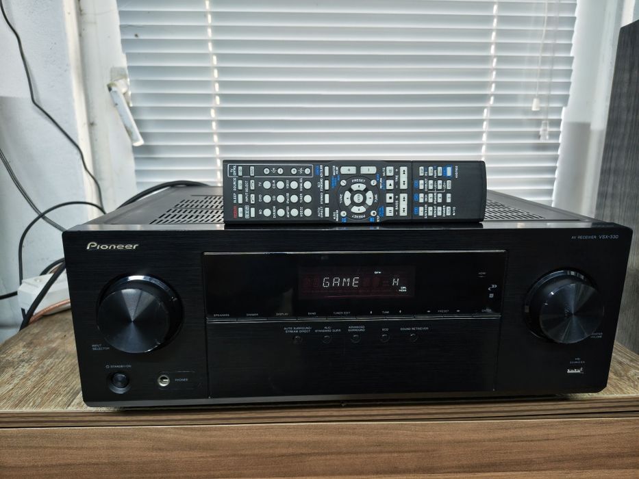 5.1 канален ресивър PIONEER vsx-330 Usb 4K HDMI (ARC)