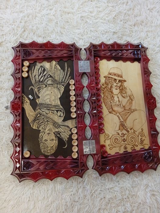 Нарды ручная работа