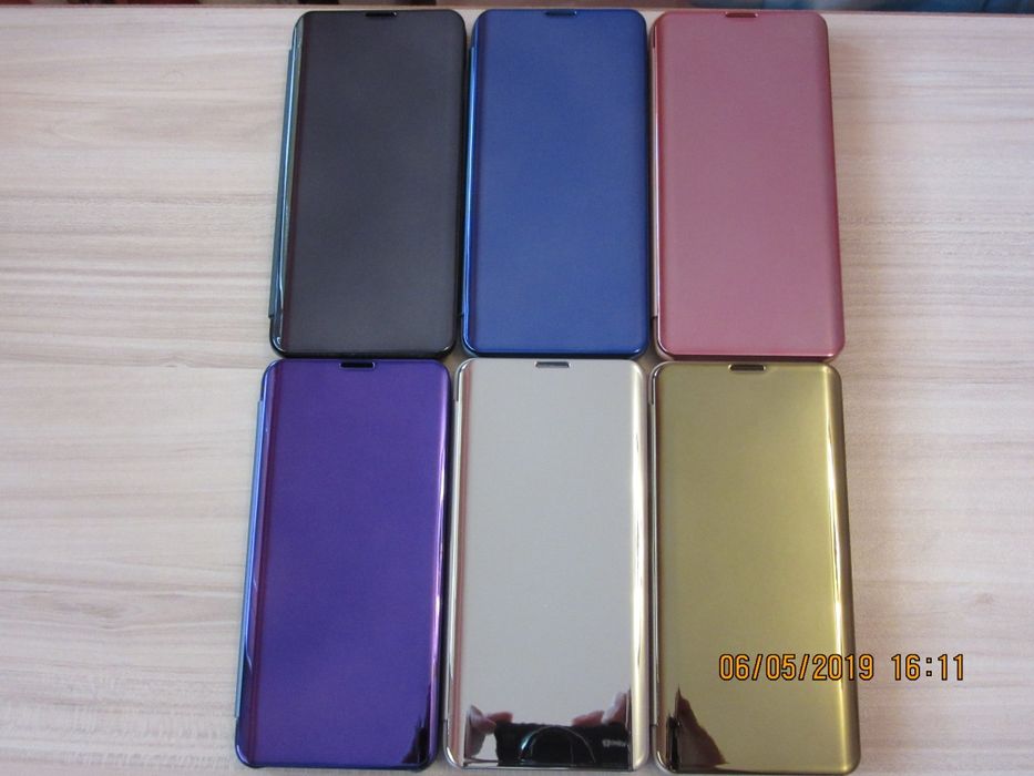 Samsung Galaxy S10 S10e Note 10 A80 A70 A40/CLEAR VIEW Огледален калъф