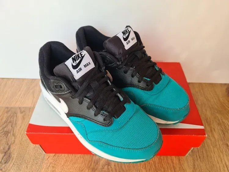Маратонки Nike Air Max 1GS Turbo Green Black размер 37.5