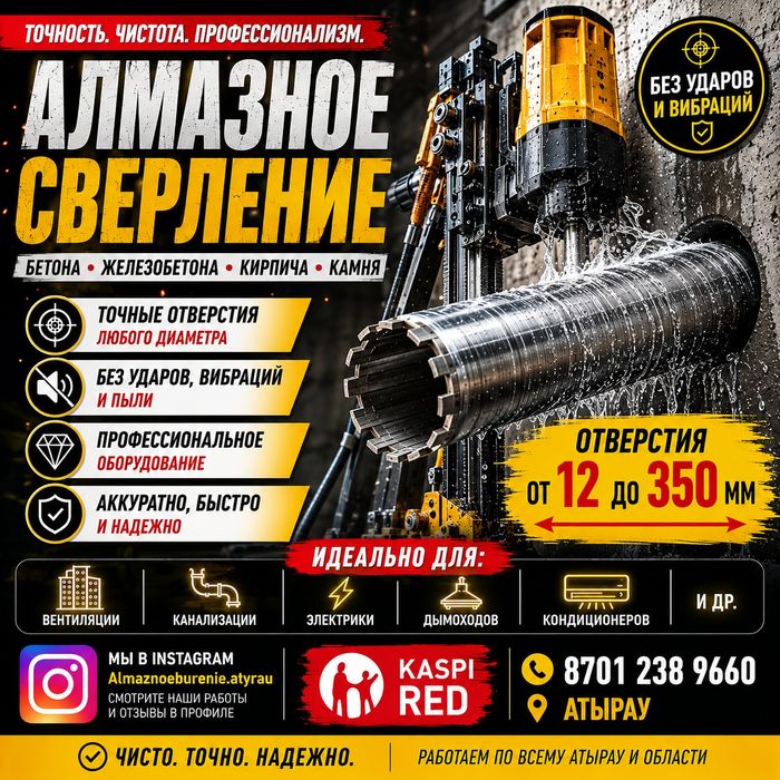 Алмазное сверление бурение