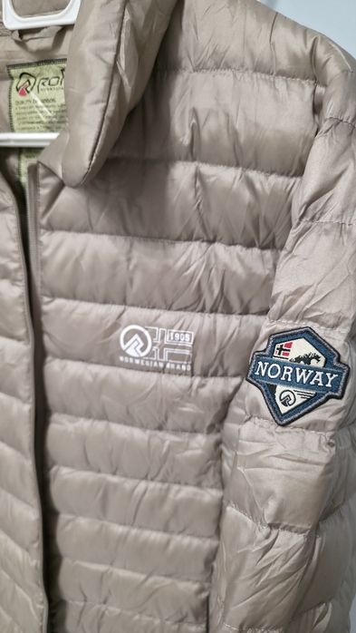 Geaca matlasata NORWAY, bej, pentru dama, marimea 2XL