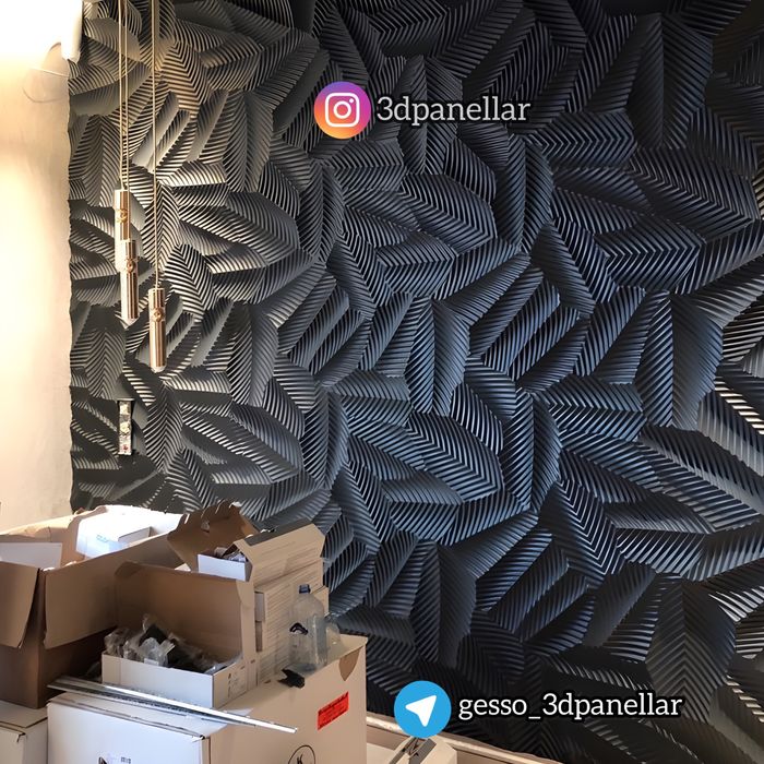 3д панели ЛИСТЬЯ ДИКАРНИ 3d panel tyaga lepka pecheni