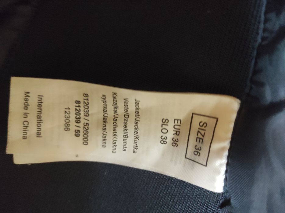 Зимно тънкосиньо  яке