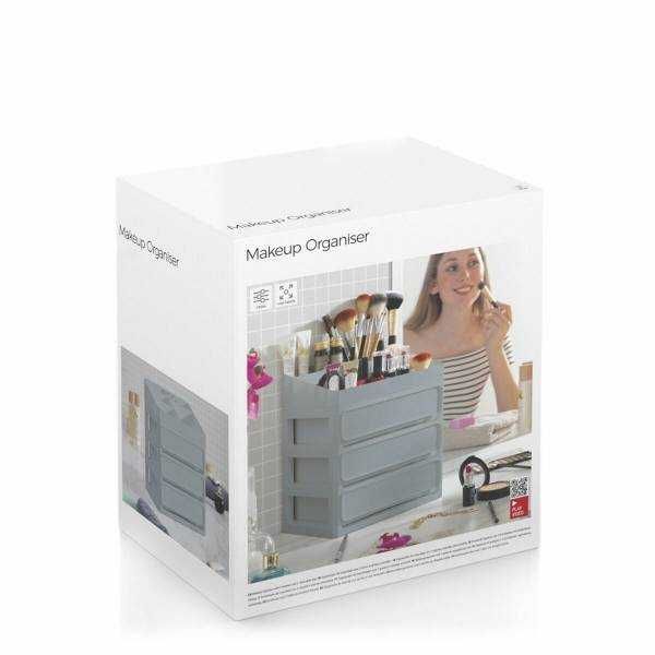 Organizator cutie depozitare produse cosmetice 3 sertare 26x29x20 cm