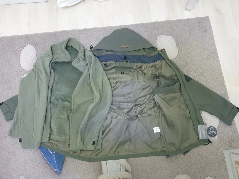 Мужская куртка Jeep Spirit 3в1 (ветровка+флисовая подкладка) размер М