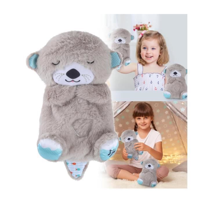 Светеща дишаща видра с музика и светлина/Стич дишащ играчка