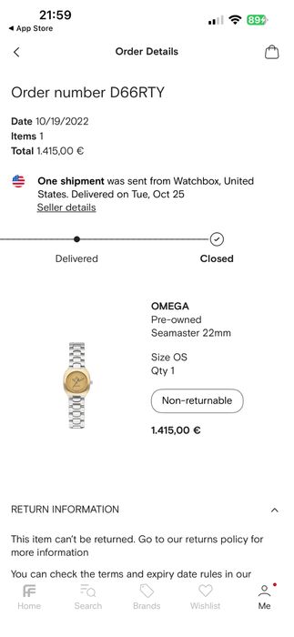 Оригинален часовник Omega