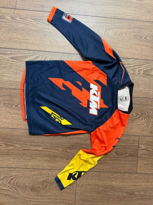 Casca tricou pantaloni cizme motocross copii KTM