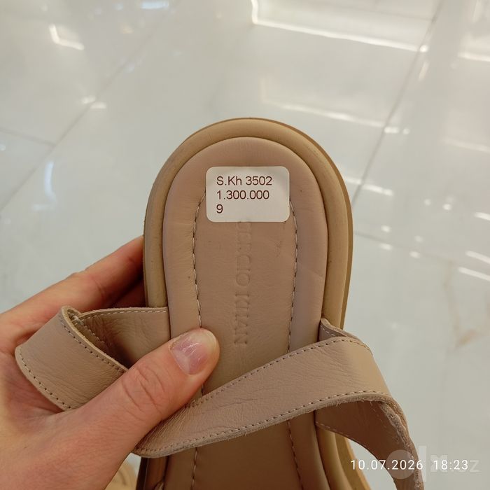 Кожаные босоножки "Sergio Khan". 39-40 размер. Турция.