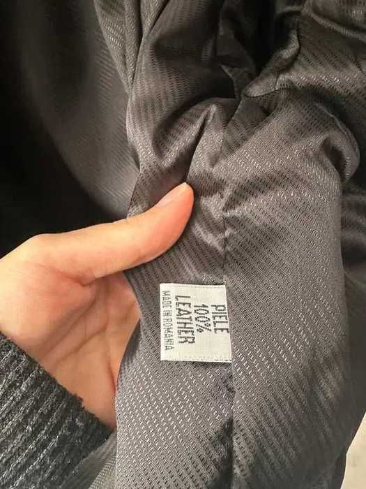 (IacobProd) Geacă de piele bărbați (mărime 48)