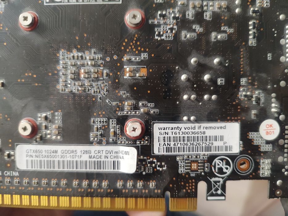 Видеокарта GTX 650 1гб