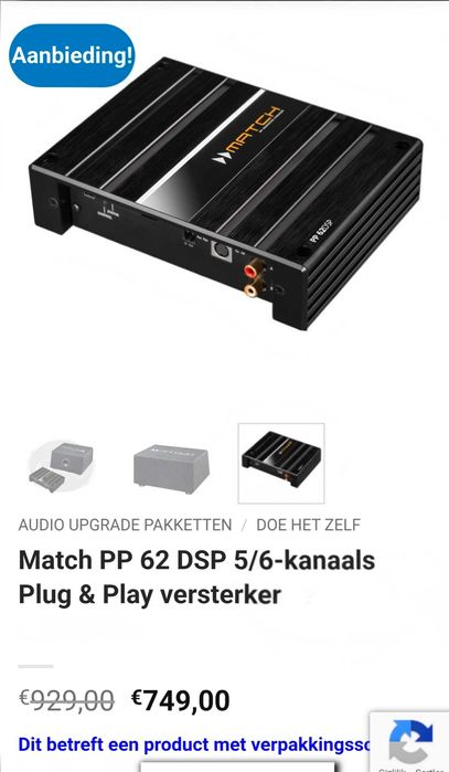 Match pp62dsp plug en play