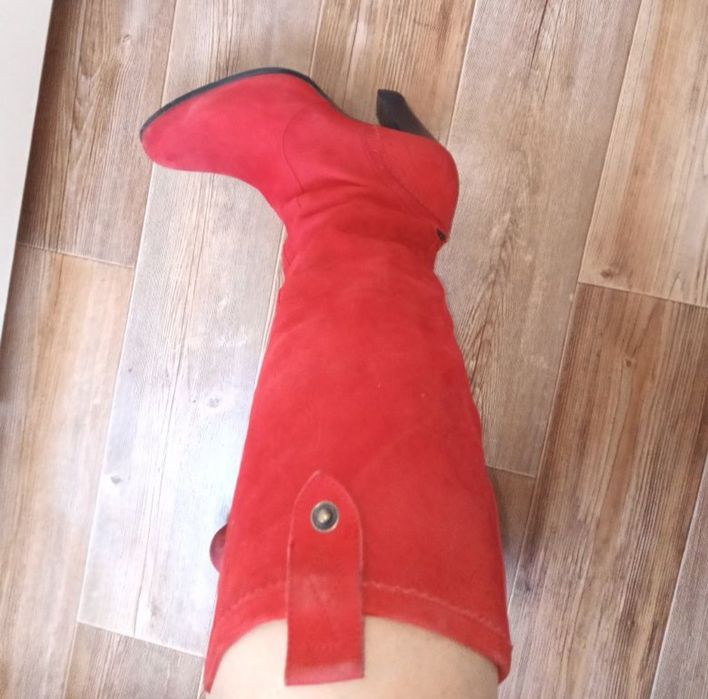 сапожки натуральная замша