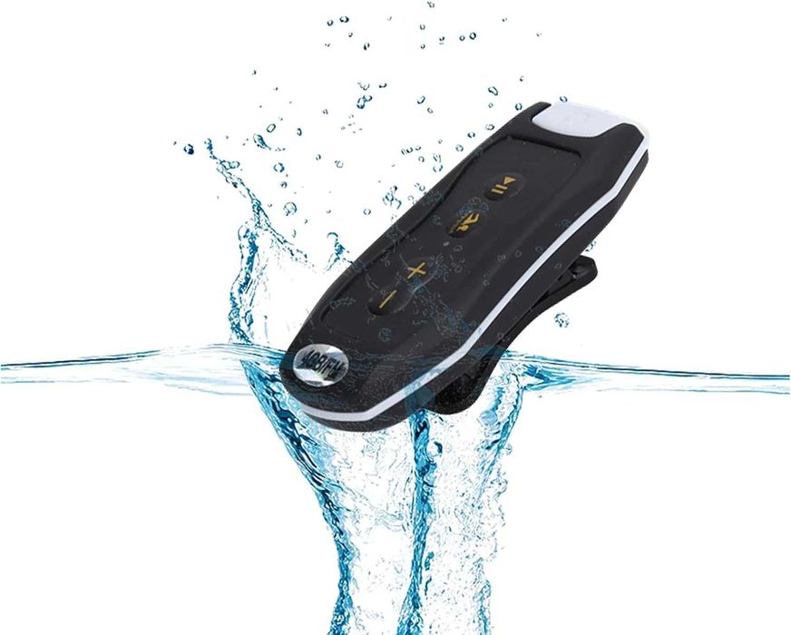 Водоустойчив MP3 Плейър за Плуване и Гмуркане – 4GB памет и FM радио