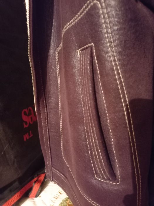 Дубленка с капюшоном