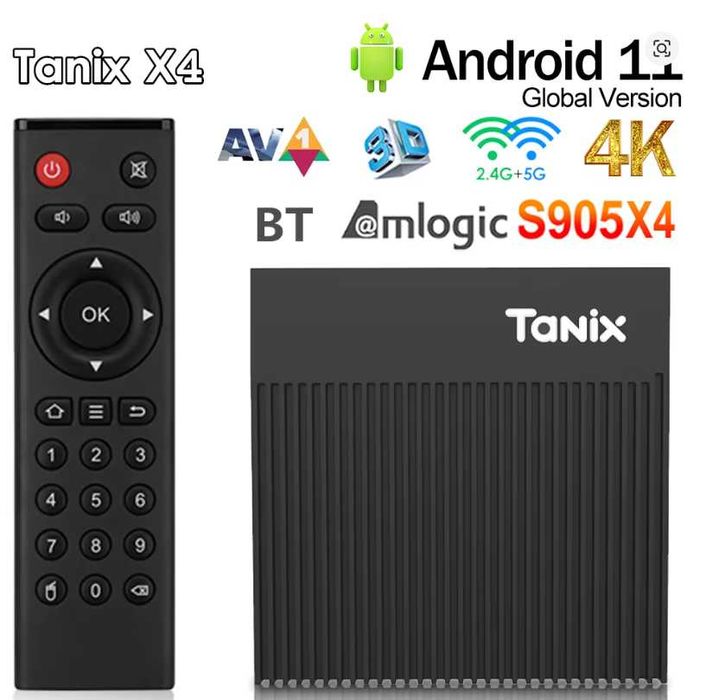 TV Box Tanix Amlogic S905X4 Android нов