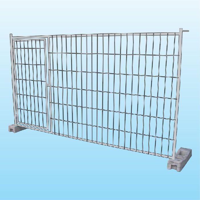 Gard mobil santier, evenimente, talpa beton, imprejmuire , panou