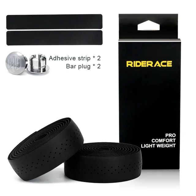 RIDERACE ghidolină piele ecologica perforată ghidon cursiera bicicleta