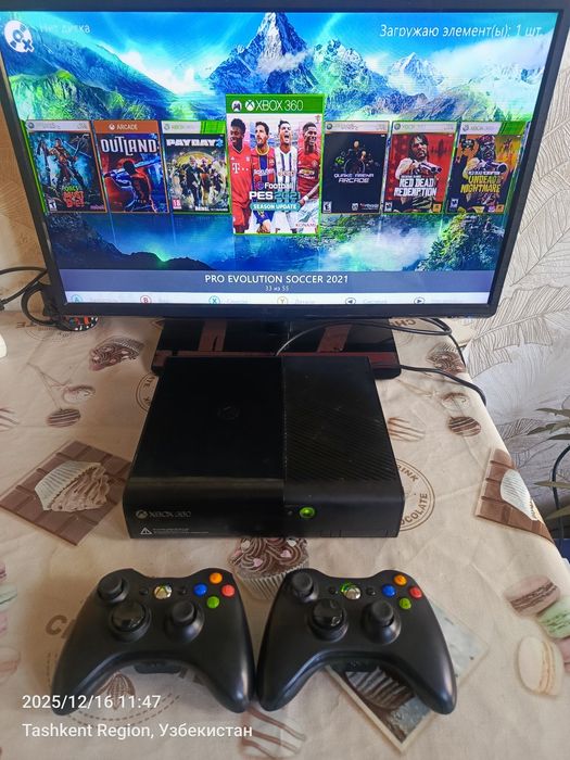 Xbox 360 E 250gb freeboot прошить +55игры+3 месяц гарантия