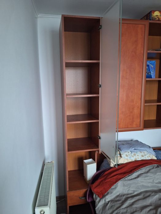 Cadru pat dulap si saltea