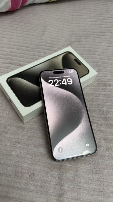 Iphone 15 PRO MAX 256 GB. Цвет Titanium.