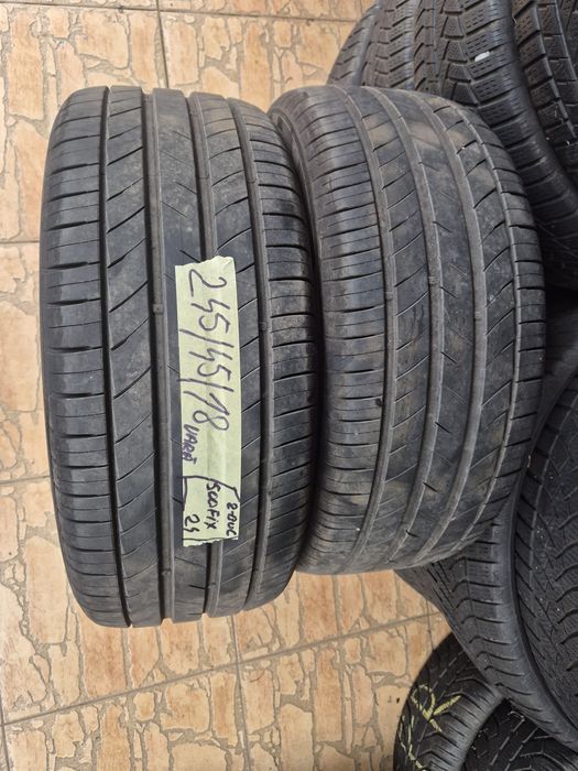 Vând cauciucuri 245/45/18 de vară 2 buc  //Dot 2024// imp Germania