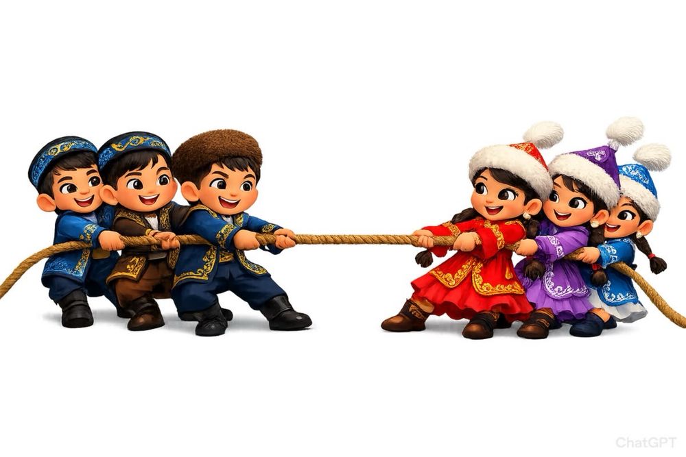 Аниматорлар қазақ ұлттық ойындарымен