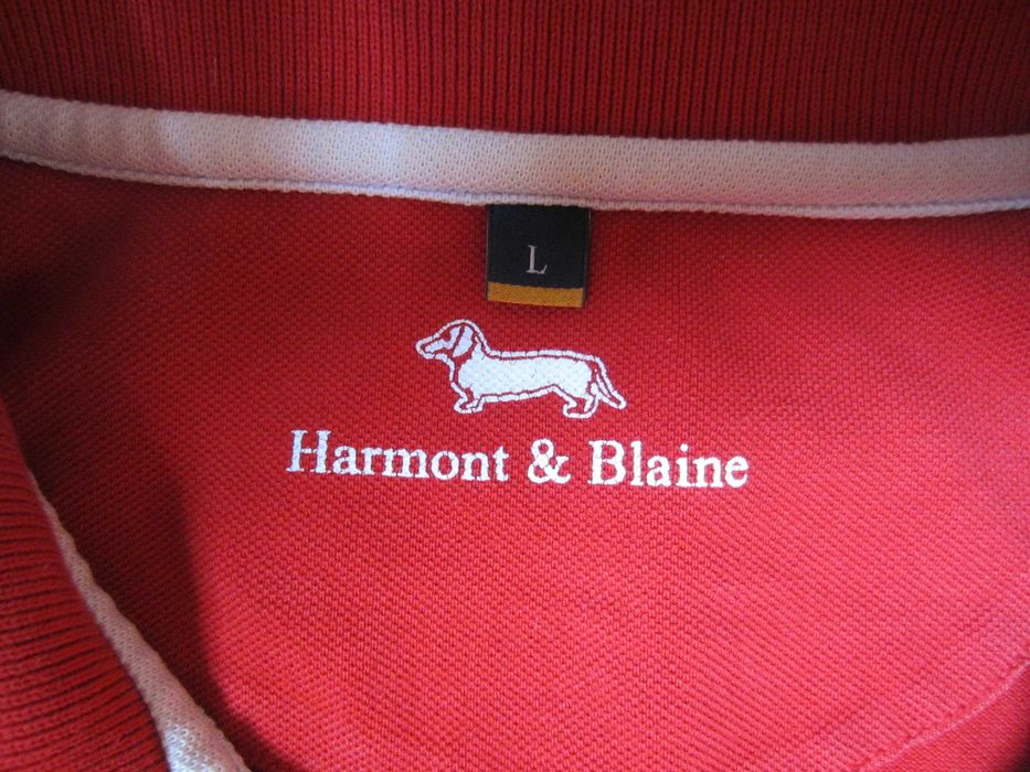 Tricoul polo Harmon Blaine, masura L,  100%Bumbac, stare f. buna