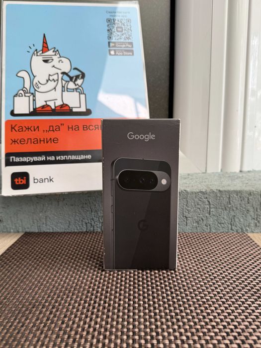 НЕРАЗПЕЧАТАН! Google Pixel 10 Лизинг от 55лв/м 128Gb Obsidian 12Gb Ram