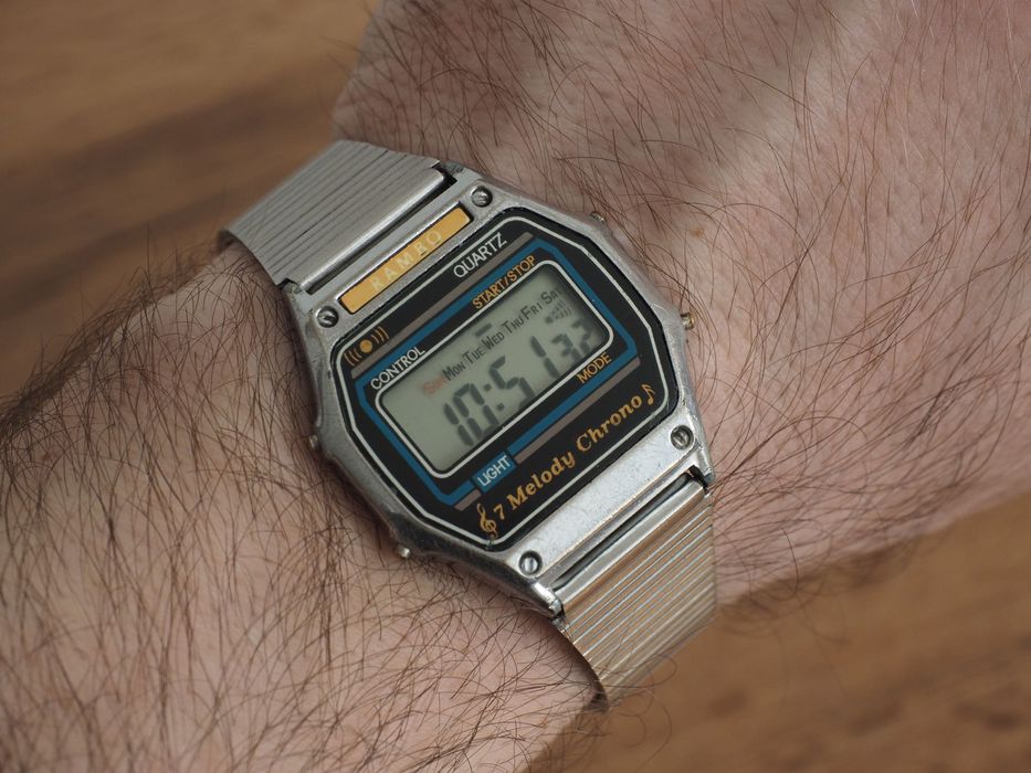 Ceas electronic Rambo (Montana), cu melodii, retro