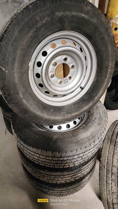 Roți originale Ford Ranger 255x70x16 ca noi 5buc