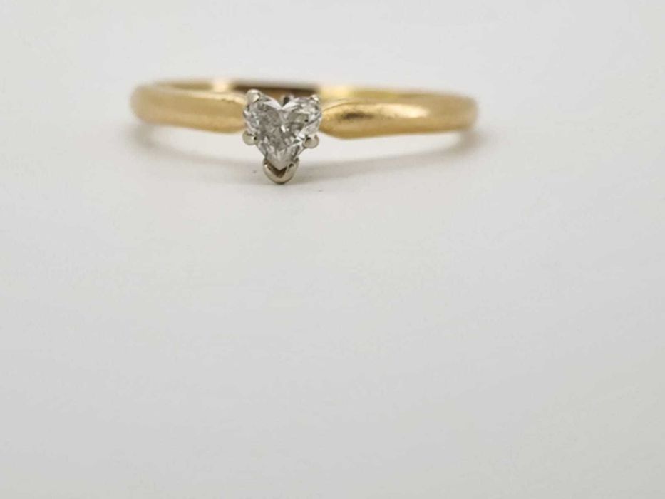 Inel 14k diamant natural 0.3ct