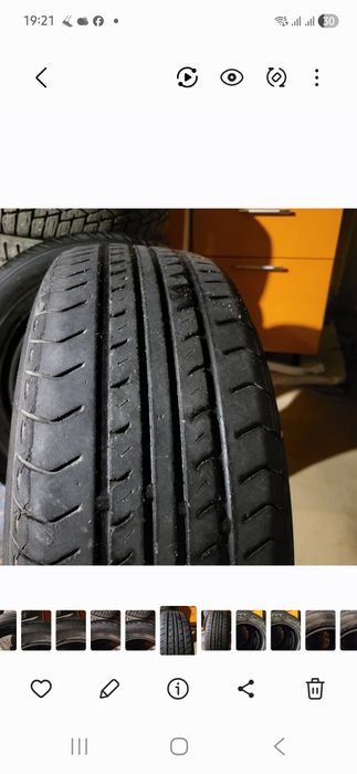 Срочно продам Турецкую авто шины б/у. 195/65 R-15.  Цена за одного кол