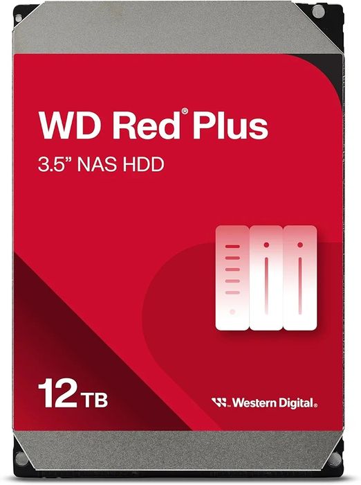 HDD Western Digital Red Plus 12TB, SATA III, 512MB, 3.5"
