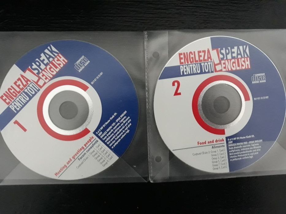 Engleza pentru toti, doua Cd-uri.