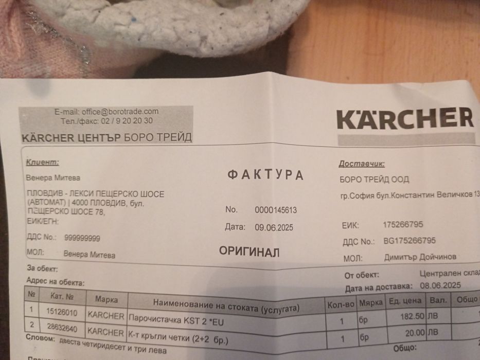 Парочистачка  karcher