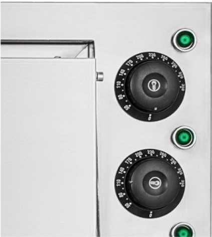 Фурна за пица на две нива професионална с плочи