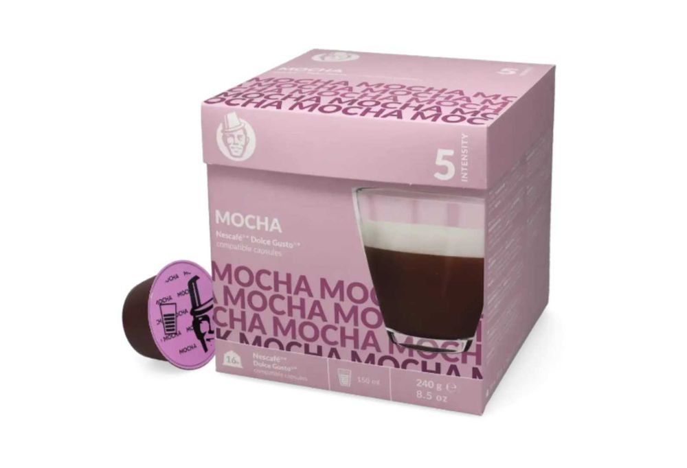 капсули  кафе с мляко за кафемашина dolce gusto