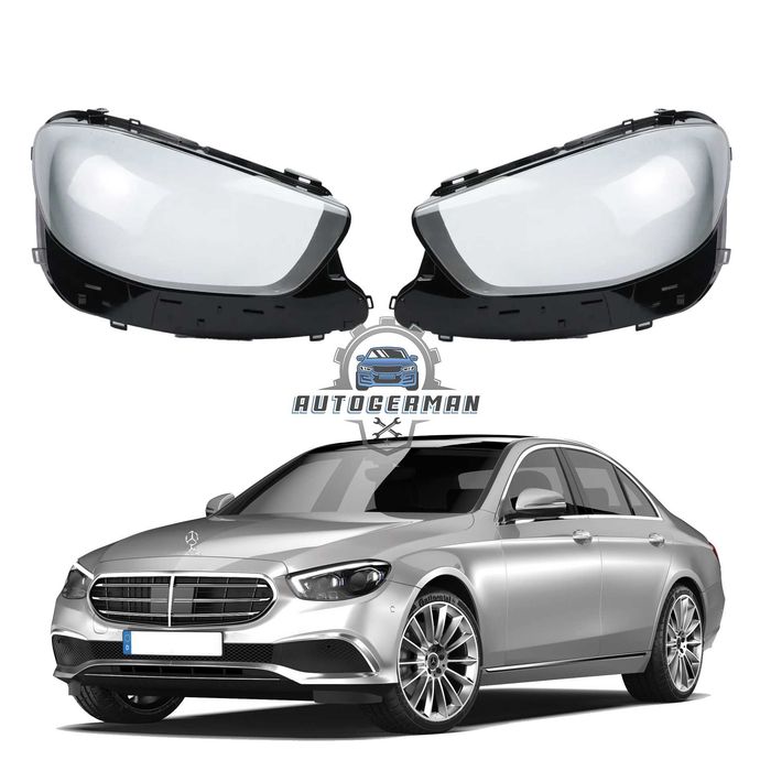 Капаци фарове Mercedes W213 E-Class (20-21) стъкло фар крушки Мерцедес В213 E-Клас xenon