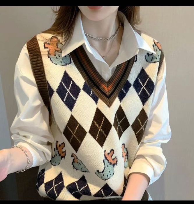 безрукавка жакет вязанный