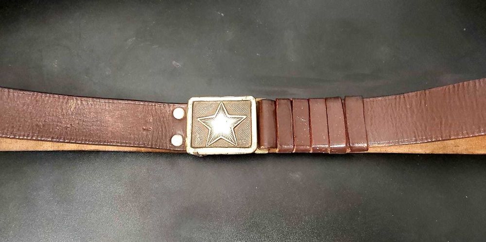 Колан, фуражка, чанта, презрамки на Българската армия (соц период)