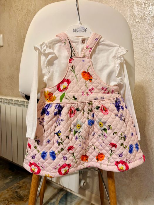 Бебешка рокличка+буйки Ted Baker 9-12м.